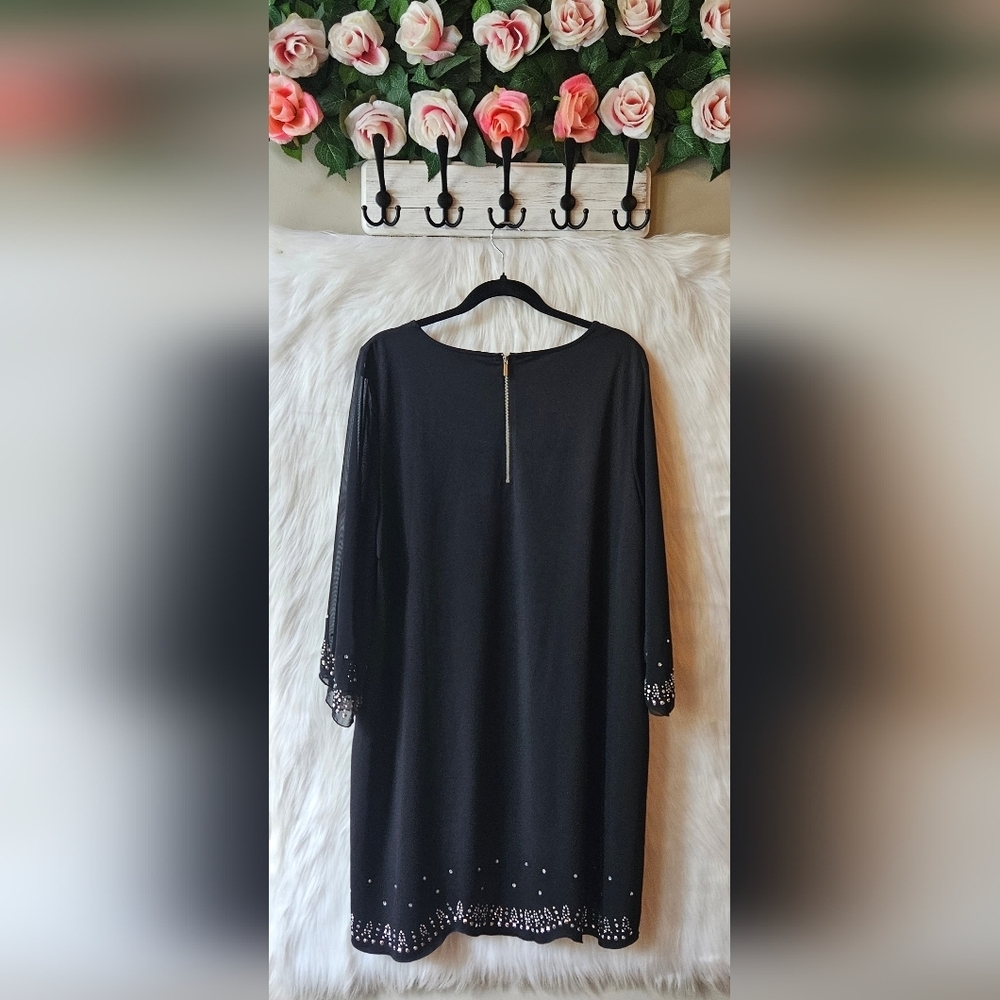 Alfani Classic Drape Embellished Tunic Midi Dress - Picture 3 of 8